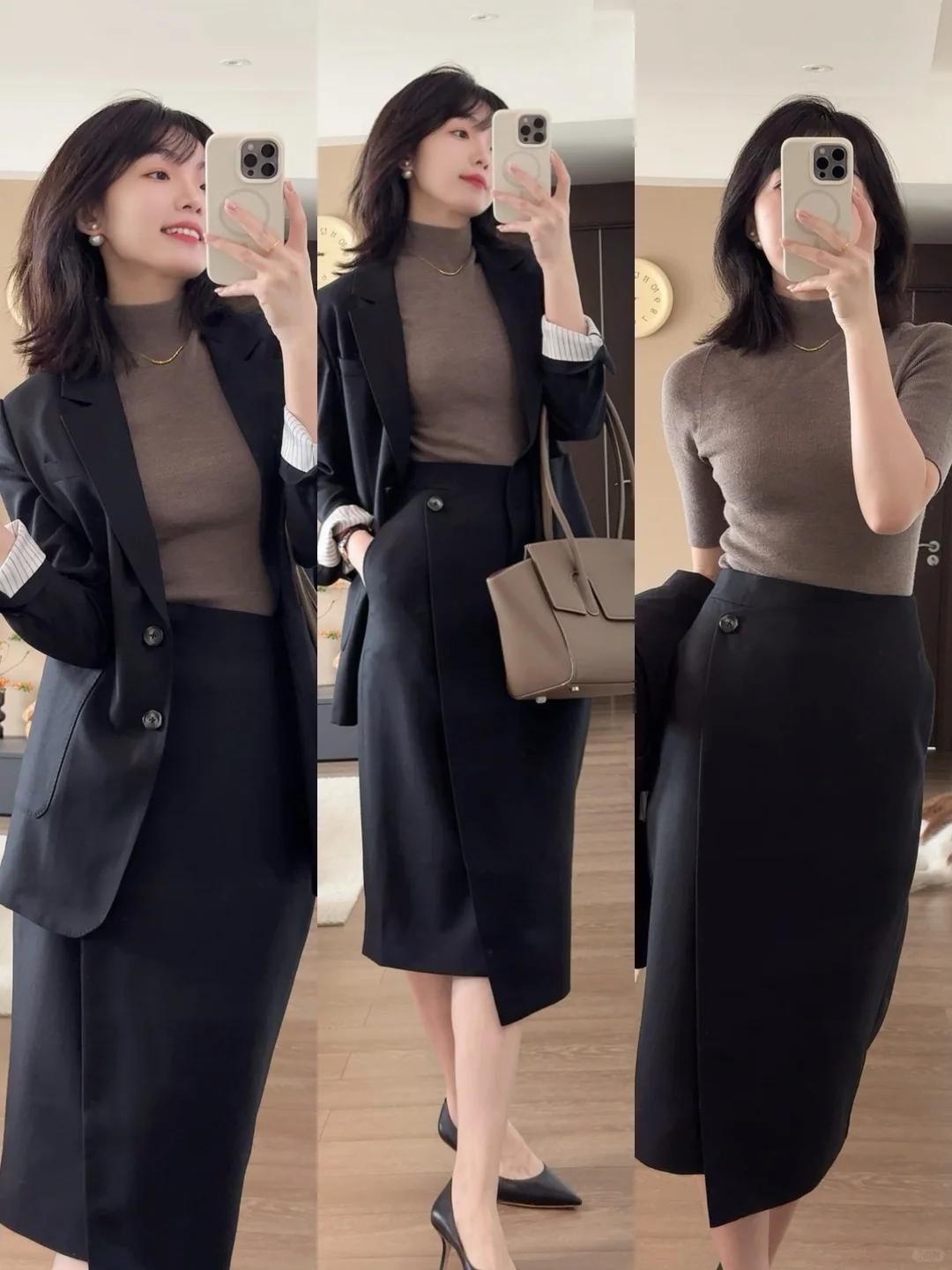 Blazer + đầm liền: Combo Blazer + đầm liền: Combo