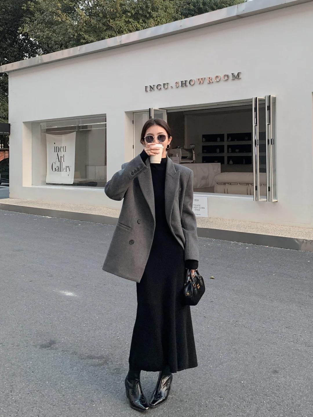 Blazer + đầm liền: Combo Blazer + đầm liền: Combo
