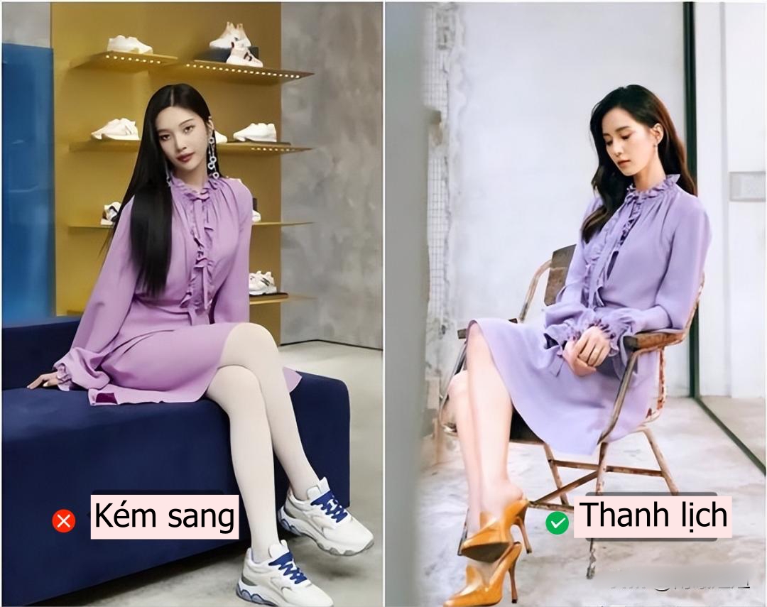 Phụ nữ trung niên có gu không mặc váy với tất da và giày thể thao- Ảnh 2. Phụ nữ trung niên có gu không mặc váy với tất da và giày thể thao- Ảnh 2.
