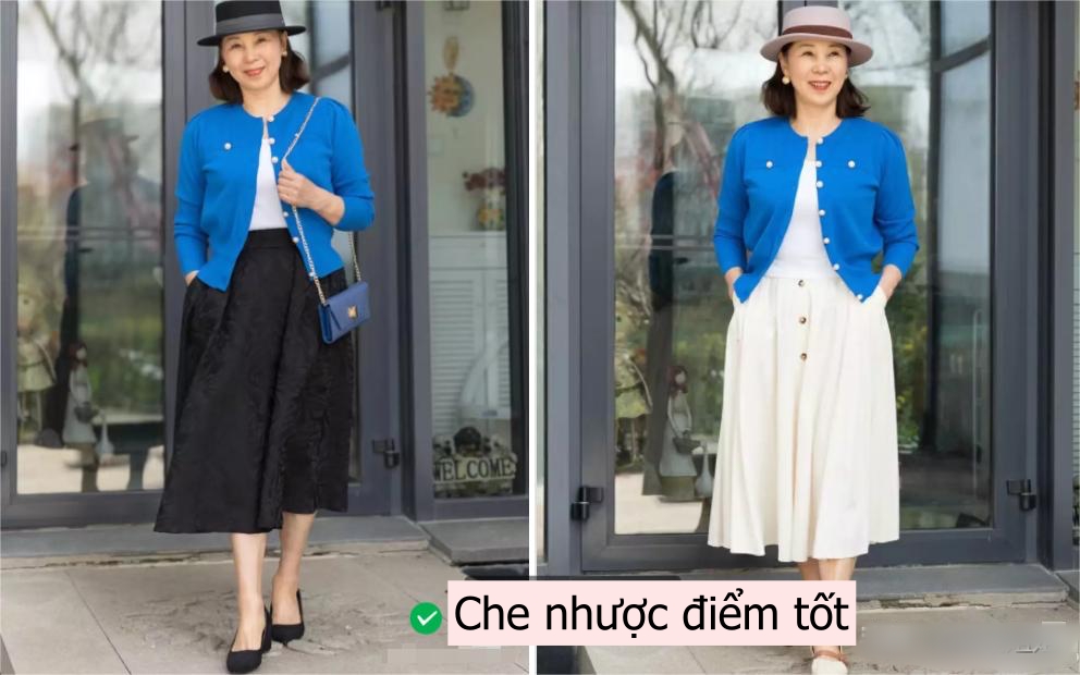 Phụ nữ trung niên có gu không mặc váy với tất da và giày thể thao- Ảnh 6. Phụ nữ trung niên có gu không mặc váy với tất da và giày thể thao- Ảnh 6.