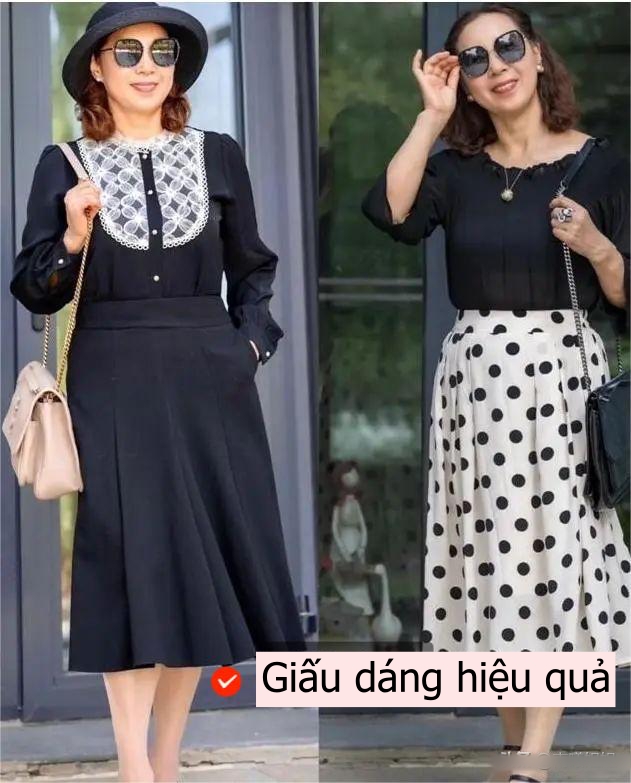 Phụ nữ trung niên có gu không mặc váy với tất da và giày thể thao- Ảnh 7. Phụ nữ trung niên có gu không mặc váy với tất da và giày thể thao- Ảnh 7.