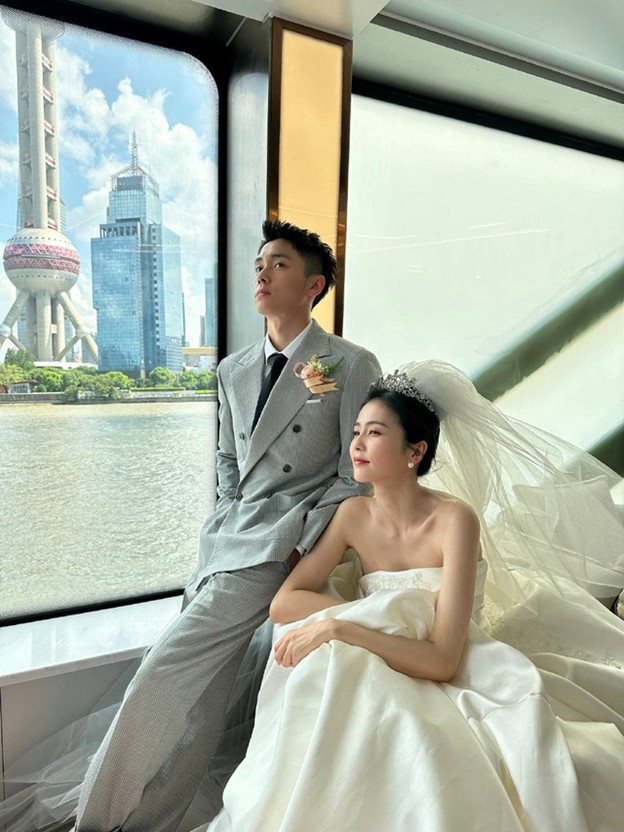 Bạch Lộc xinh đẹp khi khoác lên mình chiếc váy cô dâu- Ảnh 4. Bạch Lộc xinh đẹp khi khoác lên mình chiếc váy cô dâu- Ảnh 4.